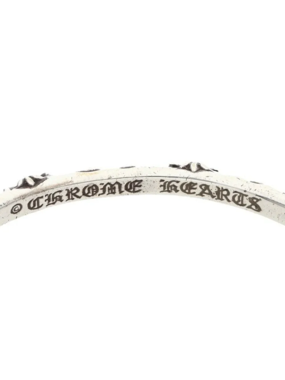 Chrome Hearts Bangle Sbt Band Silver Bracelet